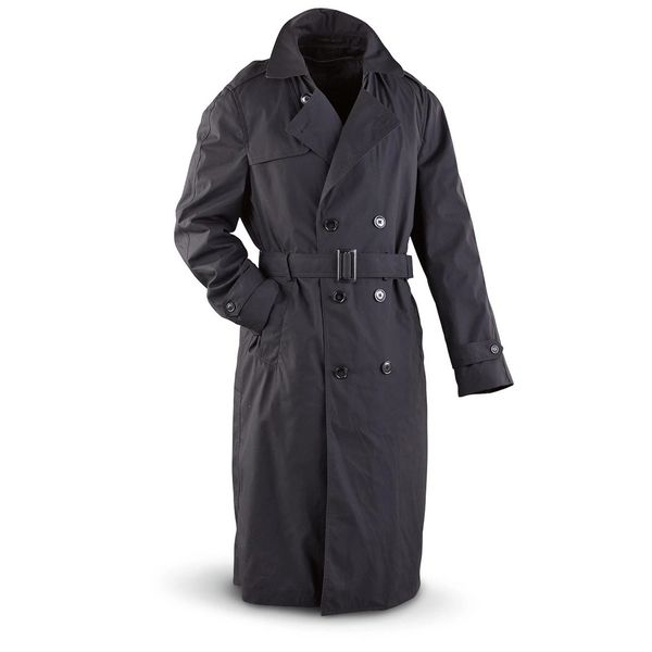 US Military All Weather Trench Coat - Black | USED