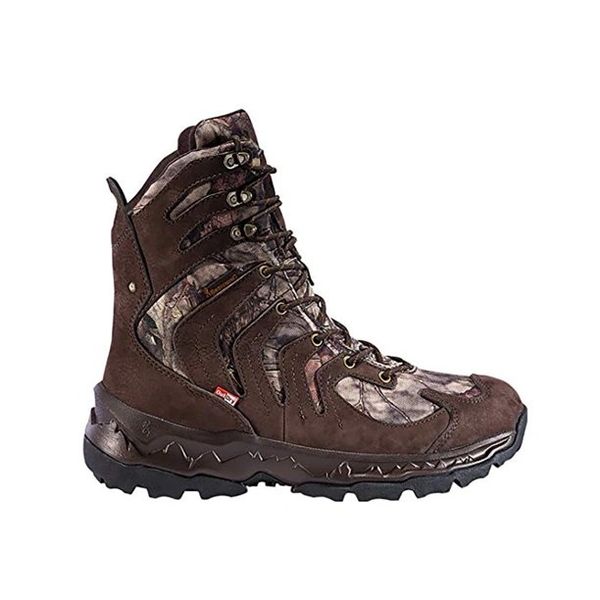 Browning Mens Buck Seeker 8" Waterproof 400G Insulated Boots, Bracken/Mossy Oak Country