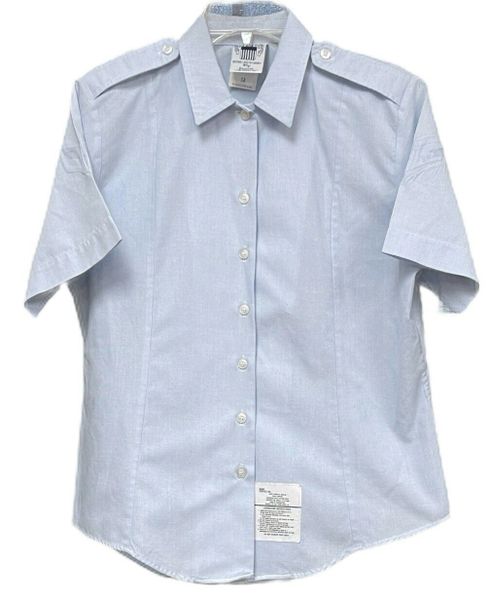 US Air Force Woman's Short-Sleeve Dress Shirt NSN 8410-01-378-4142 | Size 12