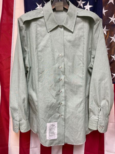 Women's Army Class A Long Sleeve Tuck-In Uniform Dress Shirt | USED