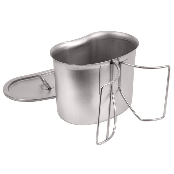 Rothco Stainless Steel Canteen Cup and Cover Set | 8512