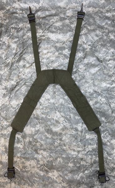 VINTAGE VIETNAM ERA US MILITARY M1956 SUSPENDERS FIELD INDIVIDUAL EQUIPMENT EUC