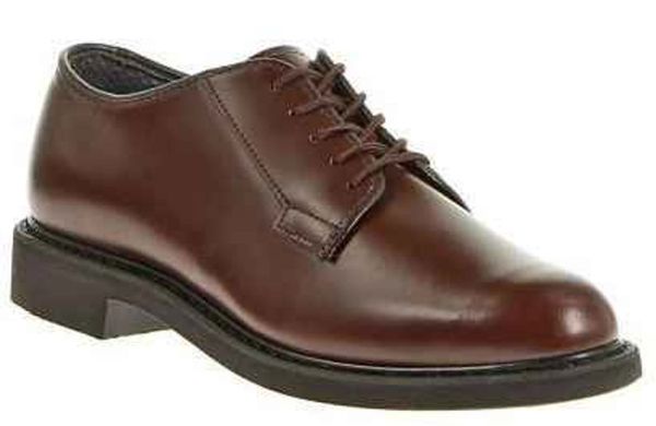 BATES FOOTWEAR LITES BROWN LEATHER MEN'S OXFORD | E00082D