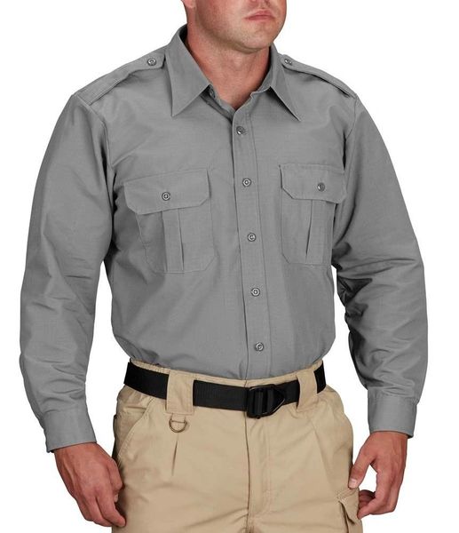 Propper® Tactical Dress Shirt – Long Sleeve - Light Grey F5302