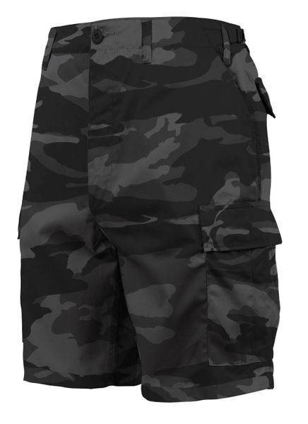 Black Camo Rothco Colored Camo BDU Shorts | 1817