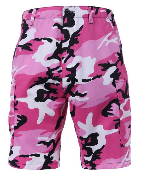 Pink Camo Rothco Colored Camo BDU Shorts | 65420