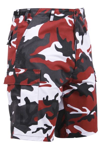 Red Camo Rothco Colored Camo BDU Shorts | 65221