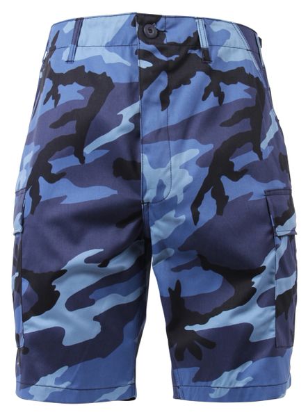 Sky Blue Camo Rothco Colored Camo BDU Shorts | 65218