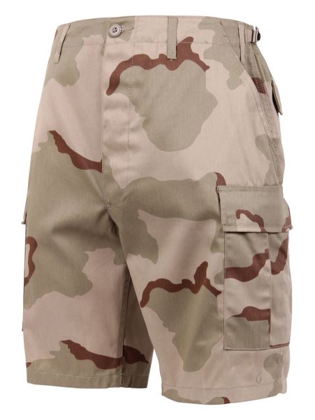 Tri-Color Desert Camo Rothco Camo BDU Shorts | 7672