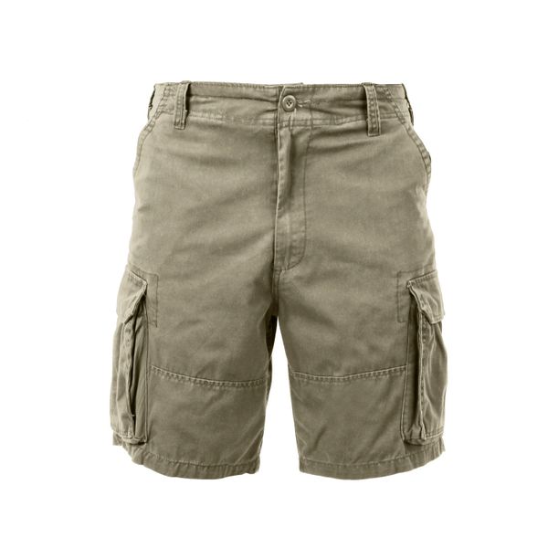 Rothco Vintage Solid Paratrooper Cargo Shorts | Khaki | 2170
