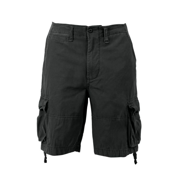 Rothco Vintage Infantry Utility Shorts | Black | 2552