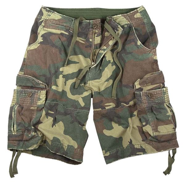 Rothco Vintage Camo Utility Shorts | Woodland Camo | 2540