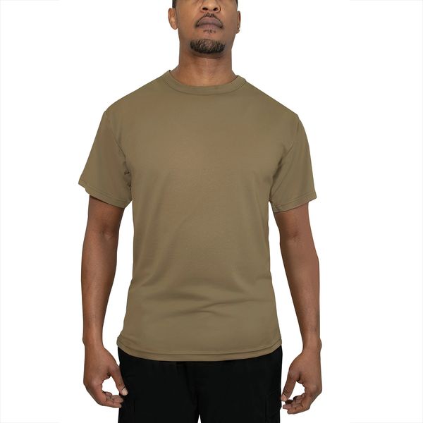 AR 670-1 Compliant Coyote Quick Dry Moisture Wicking T-shirt | 67947