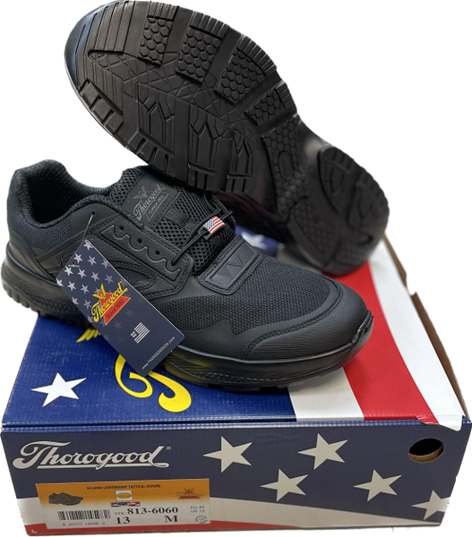 Thorogood Lightweight Tactical Oxford Shoes 813-6060 Black Men's Size 13M NIB