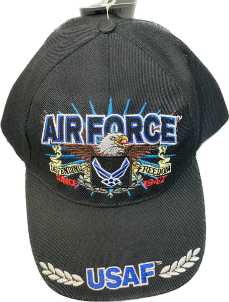 USAF Cap | Air Force Embroidered Hat Adjustable Baseball Cap