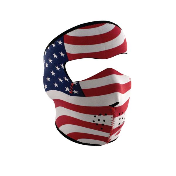 Neoprene Full Face Mask - USA Stars & Stripes