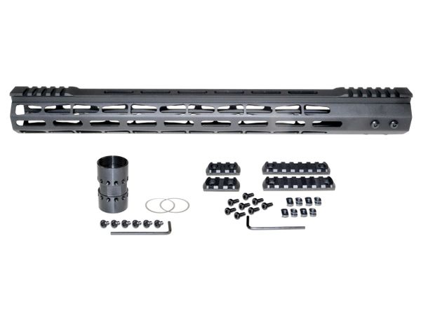 New Presma Super Light Weight 17 Free Float M Lok Handguard With Partial Top Rail Ar 15 223 5 56 Specializing In Free Float Handguard Rail Mounts And Accessories