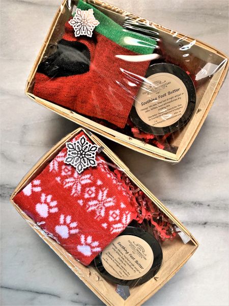 "Soothing" Foot Butter & Socks" Gift Set