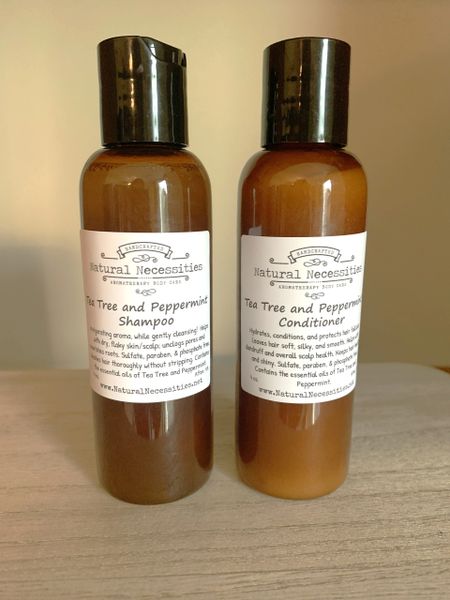 Tea Tree and Peppermint Shampoo and Conditioner