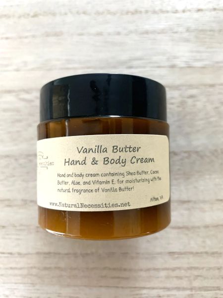 Vanilla Butter Hand & Body Cream