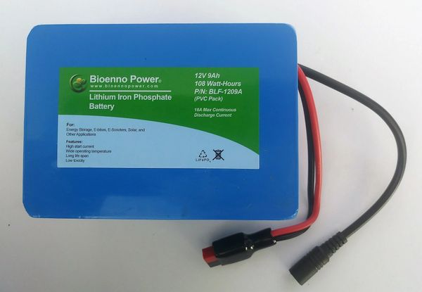 12V, 6Ah LFP Battery (PVC, BLF-1206A)