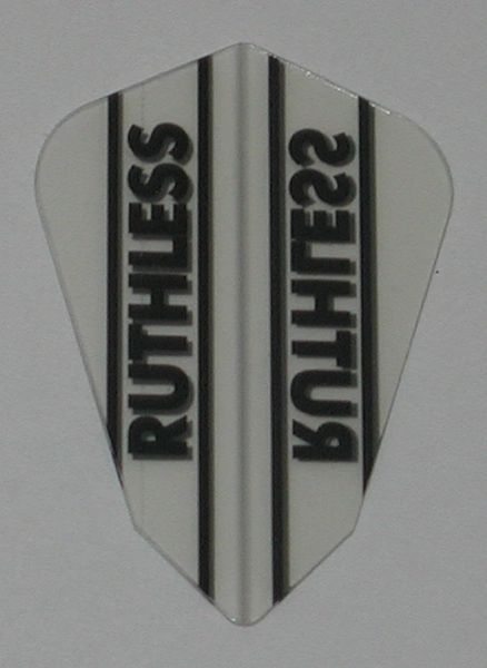 New RUTHLESS CLEAR RED STRIPE SLIM Darts Flights 3 Set of 3 Steel or Soft Tip 