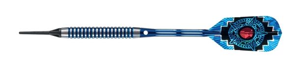 Harrows 18 gram 80% AZTEC Tungsten Soft Tip Darts - Ringed Grip - AZTEC-18-R2