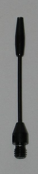 2 Sets (6 shafts) Micro-Thin Steel Wire - 2BA, BLACK MEDIUM