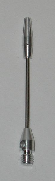 2 Sets (6 shafts) Micro-Thin Steel Wire - 2BA, SILVER MEDIUM