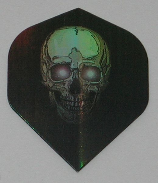 3 Sets (9 flights) SKULL Standard Holographic Flights - 6022