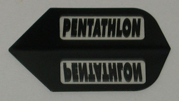 3 Sets (9 flights) BLACK Standard PENTATHLON Flights - 2002