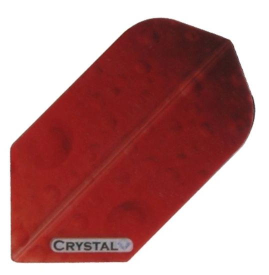 3 Sets (9 flights) Crystal RED Slim Ex-Tough Dart Flights