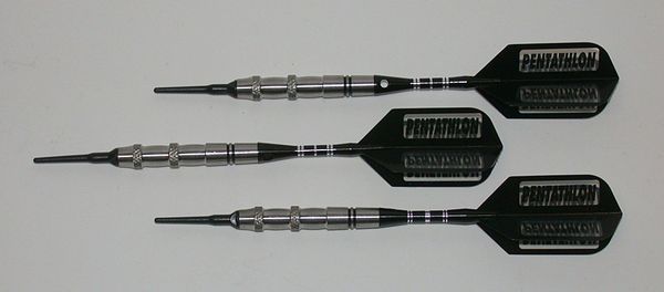 EXTERMINATOR 18 gram Soft Tip Darts - Agressive Grip 90% Tungsten Soft Tip Darts EX1-18