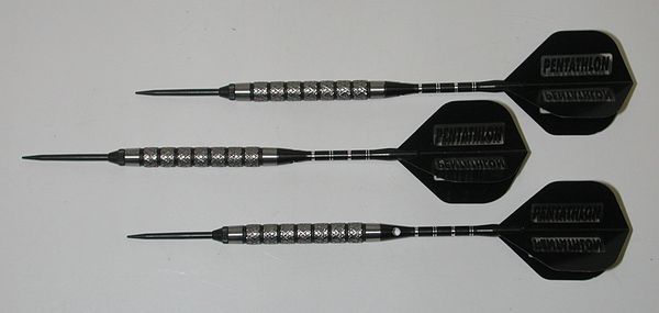 Xtreme 25 gram Steel Tip Darts - 90% Tungsten, Very Aggressive Grip