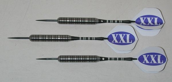 XXL 45 gram Steel Tip Darts - 80% Tungsten, Extra Heavy Darts - Add Extra Ummmmph to your game