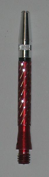 Set Aluminum Super Spin - Diamond Cut #1, 2BA, RED EX-SHORT Top Spin