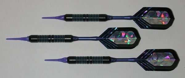 PREDATOR 16 gram Soft Tip Darts - Style M2 - 2BA (3/16th inch) Tips and Shafts