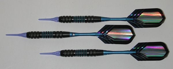 PREDATOR 16 gram Soft Tip Darts - Style M6 - 2BA (3/16th inch) Tips and Shafts