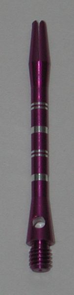 3 Sets (9 Shafts) Aluminum Striped Shafts - PURPLE - Medium - AR1, Colormaster