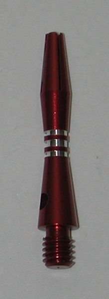 3 Sets (9 Shafts) Aluminum Striped Shafts - RED - Ex-Short - AR1, Colormaster