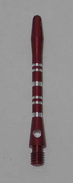 3 Sets (9 Shafts) Aluminum Striped Shafts - RED - Long - AR1, Colormaster