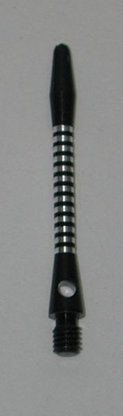 3 Sets (9 Shafts) Aluminum Jailbird Striped Shafts - BLACK - Short - AR5, Colormaster