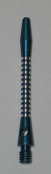 3 Sets (9 Shafts) Aluminum Jailbird Striped Shafts - BLUE - Short - AR5, Colormaster