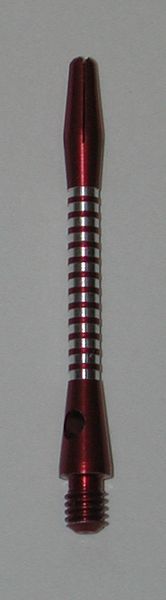 3 Sets (9 Shafts) Aluminum Jailbird Striped Shafts - RED - Medium - AR5, Colormaster