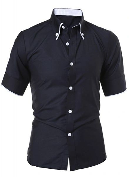 Black half outlet shirt