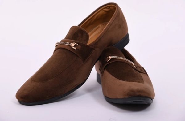 ITEM CODE-SFSHOES11 MENS SUEDE LOAFER BROWN SHOES