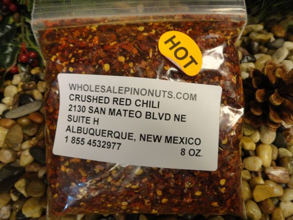 NEW MEXICO CRUSHED RED CHILI 8 OZ. 2023