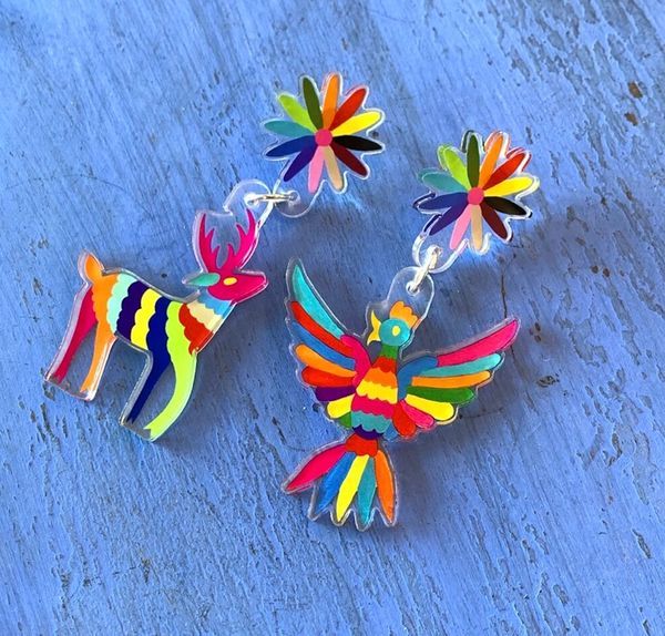 Otomi Style Earrings