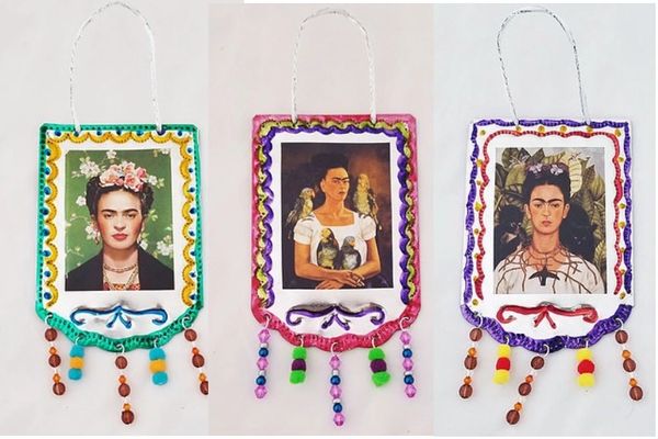 Tin Frida Kahlo Banner
