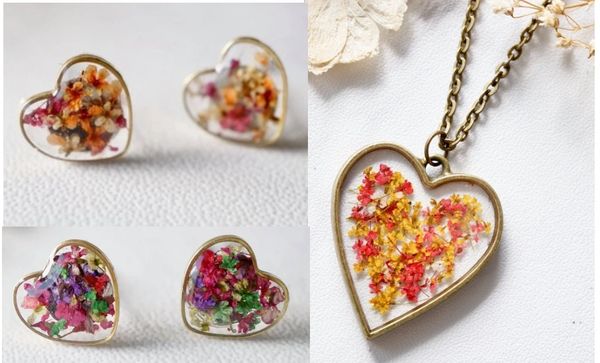 Flower Jewelry - Heart Theme
